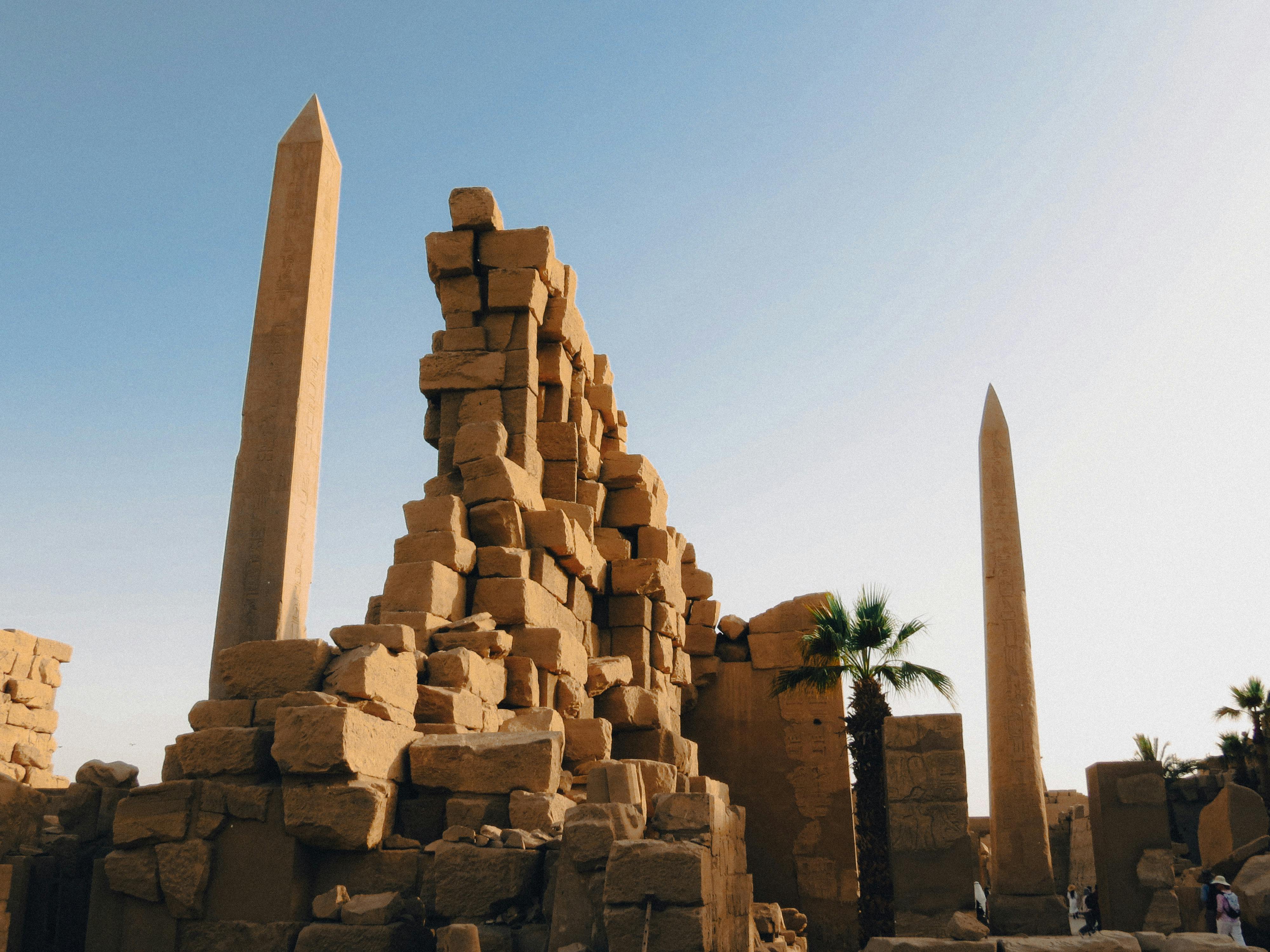 Egyptian landmarks and landscapes