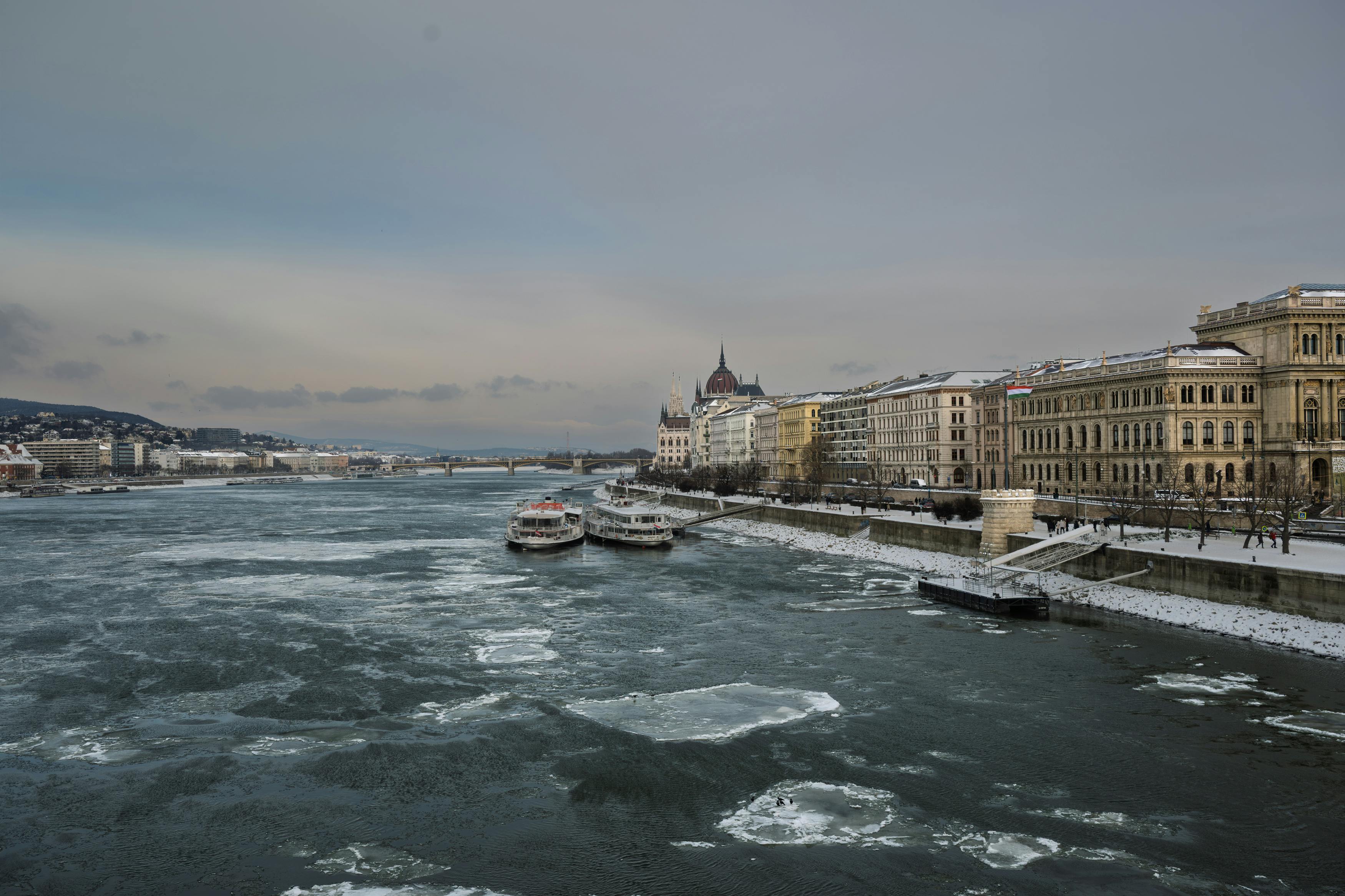 Budapest Budget Travel Tips cityscape, historic buildings, river, Europe, travel, architecture